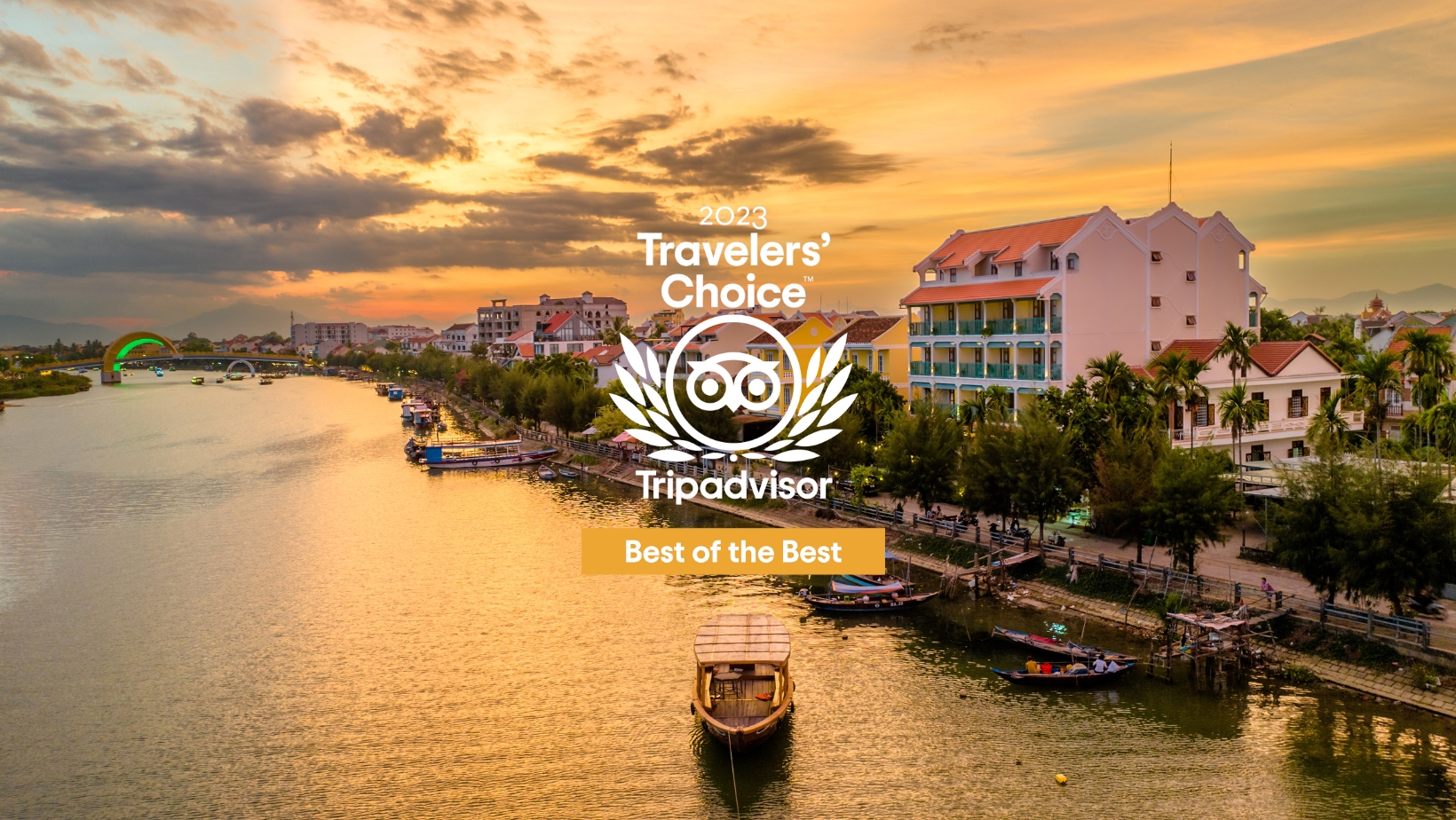 HOT NEWS: Lantana Riverside Hoi An Ranks Among TripAdvisor's Top 10 Hot Hotels 2023!