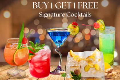 Sunset Sips: Experience Our Buy 1 Get 1 Free Signature Cocktails