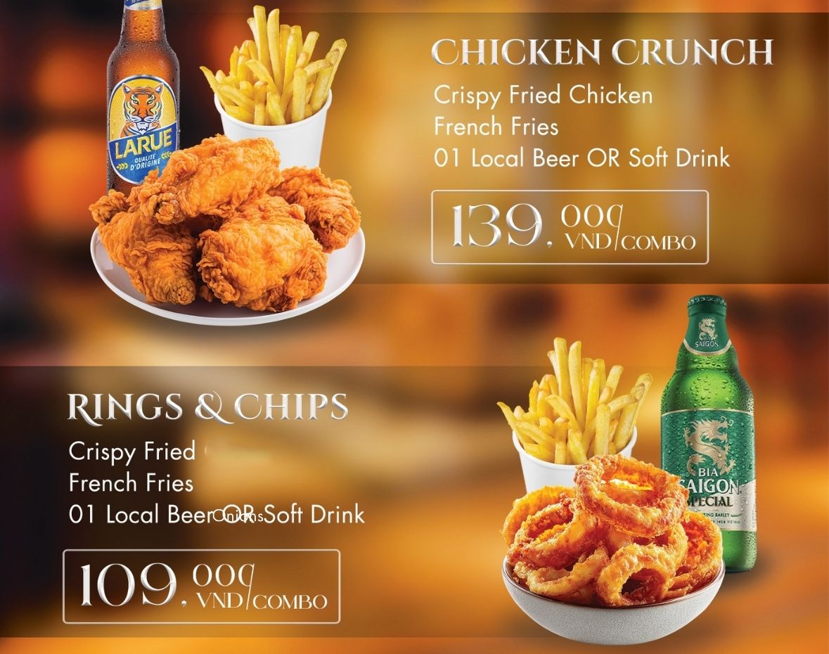 CRUNCHY COMBO - Crispy Fried Chicken & Onion